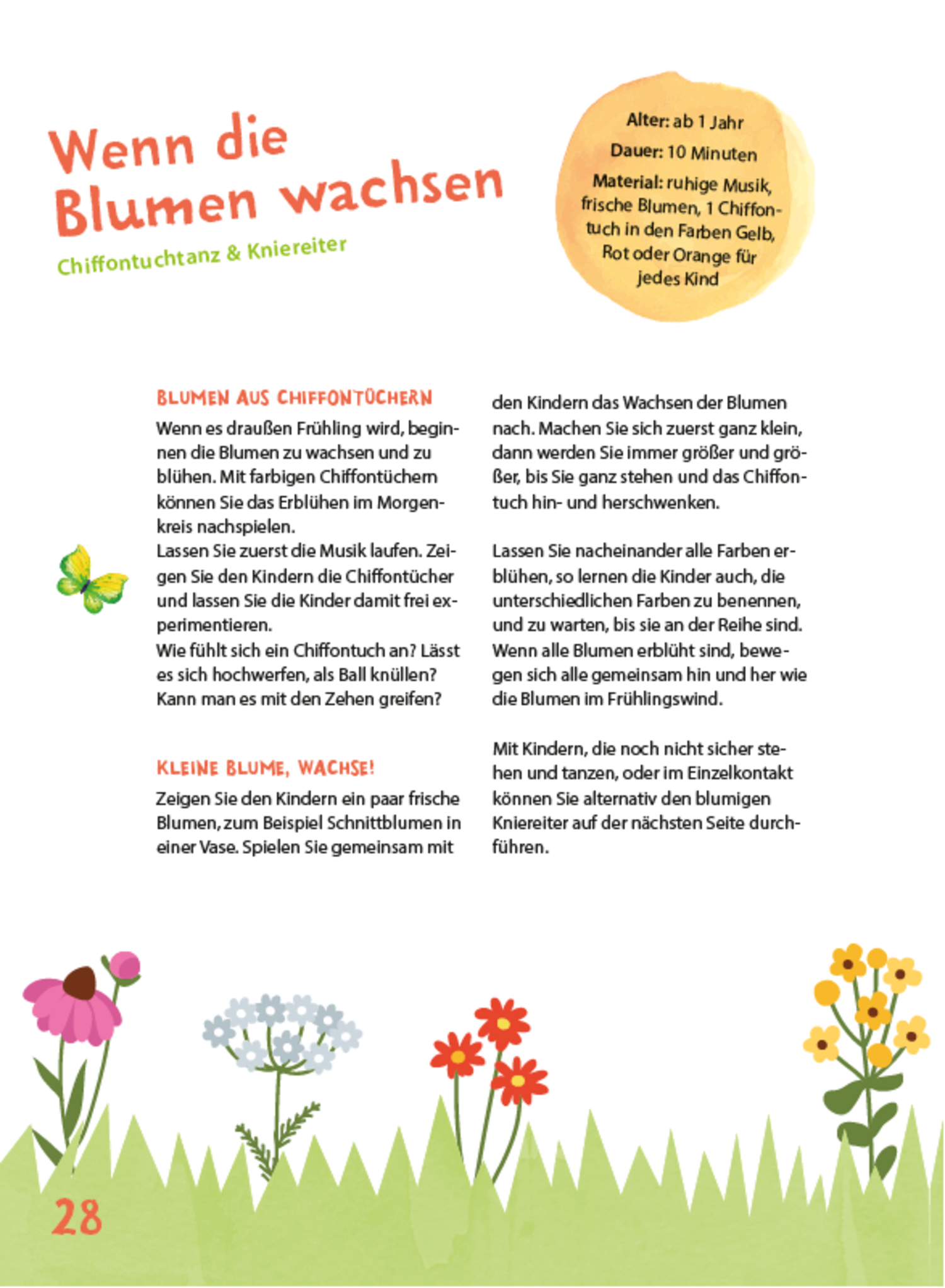 55 Gute-Laune-Spiele für den Krippen-Morgenkreis Die schönsten